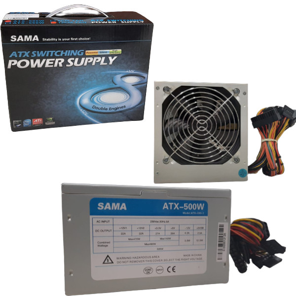 SAMA - ATX-500W - התמונה להמחשה בלבד