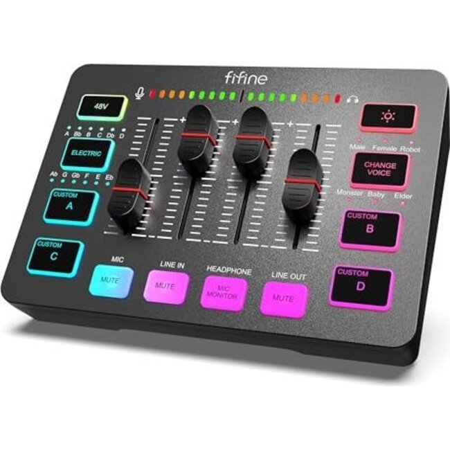 FIFINE - AmpliGame-SC3 - התמונה להמחשה בלבד