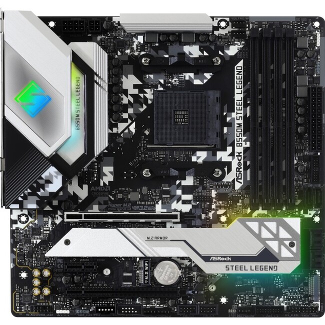 ASRock - B550M-STEEL-LEGEND -   