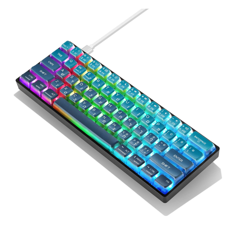 Skyloong - GK61-Blue-Pudding - התמונה להמחשה בלבד