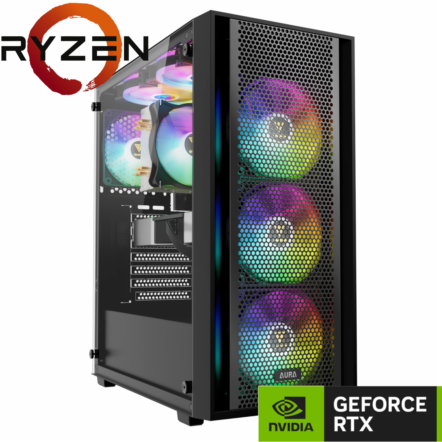 Plonter - RedGamer-7500-4060TI-WIFI-32 - התמונה להמחשה בלבד
