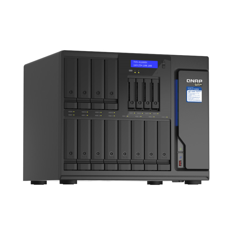 QNAP - TVS-h1688X-W1250-64G-TB3-2TB - התמונה להמחשה בלבד
